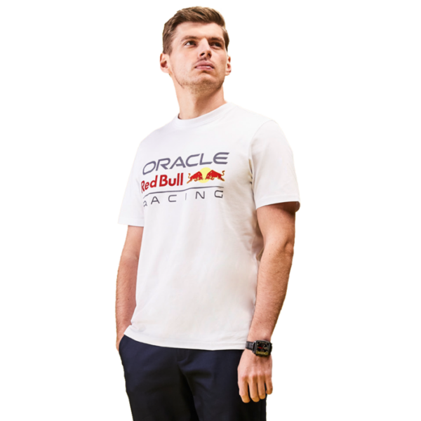 Logo T-shirt Red Bull Racing - White