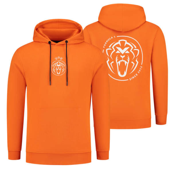 Orange Lion Hoodie - Orange