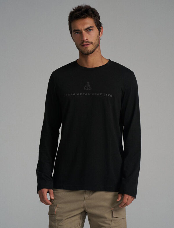 DAKAR long-sleeve t-shirt with a print