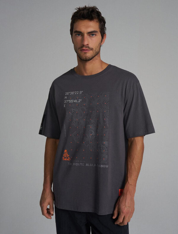 DAKAR t-shirt with a print and short sleeves