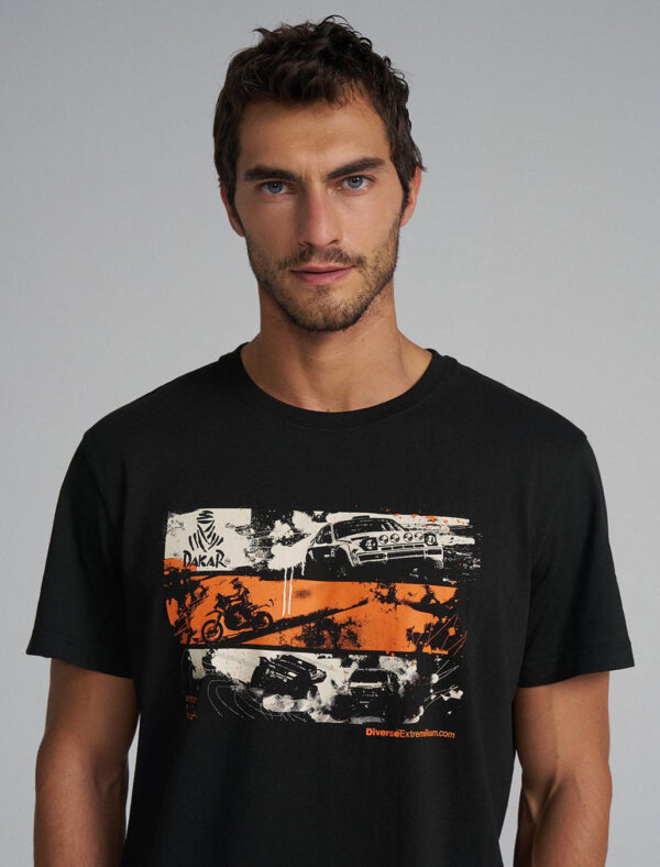 DAKAR t-shirt with a print and short sleeves