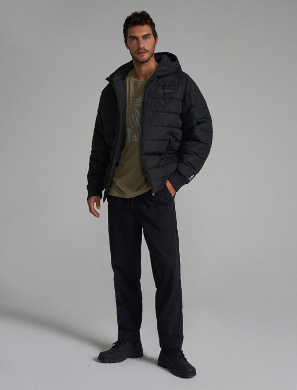 Quilted jacket with a hood, from DAKAR line